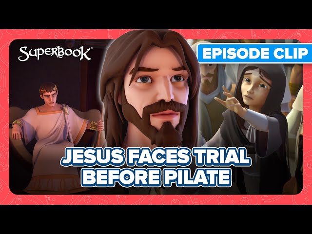 What Happened During Jesus’ Trial? | Superbook - He is Risen! English Clip