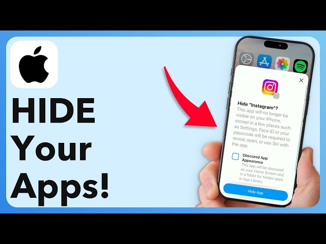 How To Hide Apps On iPhone
