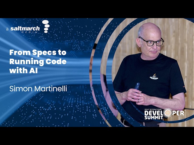 Spec-Driven Development with AI: From Use Case to Running Java Code - Simon Martinelli