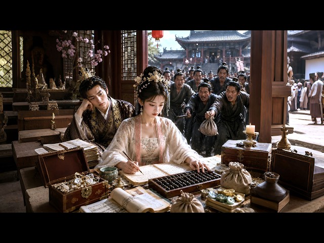 She marries a mocked useless prince and faces debt that night; her math makes the palace richest!