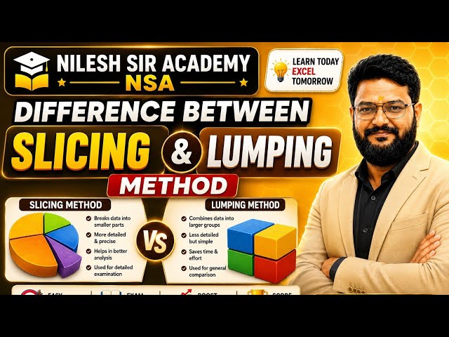 Slicing & Lumping Method | Complete Explanation | Nilesh Sir Academy NSA | Class 12 Commerce
