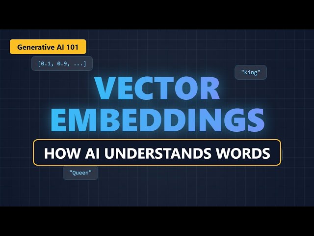 Embeddings Explained: How AI Understands Words (Vector Space)