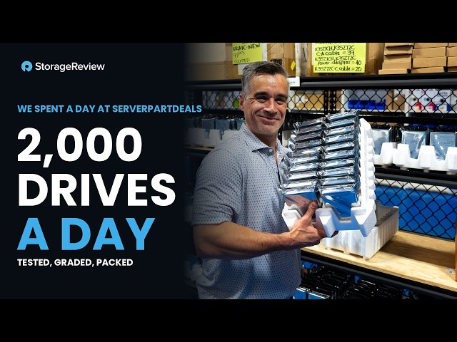 How ServerPartDeals Tests, Grades, and Ships 2,000 Refurbished Enterprise Drives a Day