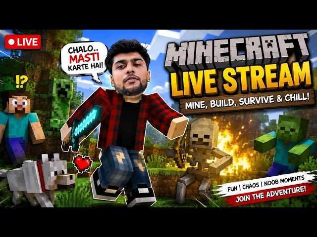 My Perfect Begins in Minecraft Java Survival! | Survival, Funny Moments & Noob Adventures!  EP-8