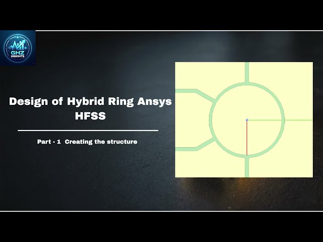 Lab Tutorial: Design of a 180° Hybrid Ring at 2.4 GHz in ANSYS HFSS: Part 1