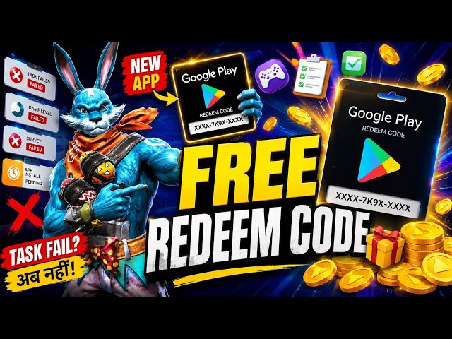 FREE REDEEM CODE NEW APP😎| 100 GOOGLE PLAY REDEEM CODE🤩| HOW TO GET PLAY STORE REDEEM CODES🥳