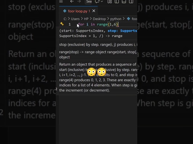 for loop in python | python for the beginner #coding#programming#python #shortvideo#programming