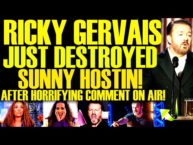 Ricky Gervais JUST DESTROYED Sunny Hostin After HORRIFYING Comment Backfires On The View On Air!