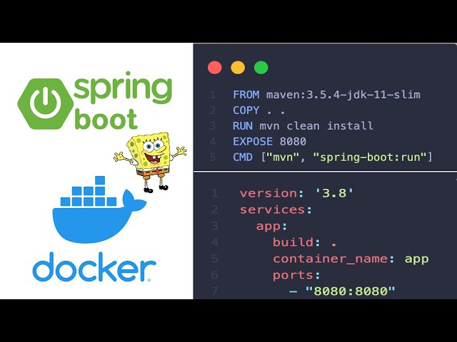 Docker + Spring Boot + Any Database