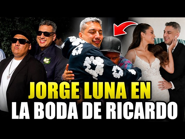 JORGE LUNA ARRIVED AT RICARDO MENDOZA'S WEDDING, HE GOT EMOTIONAL!