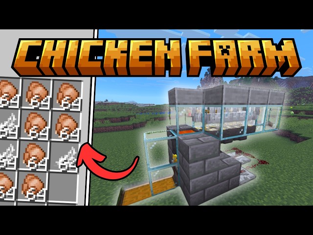 Minecraft Java 26.2: Easy Chicken Farm Tutorial (Step-by-Step)