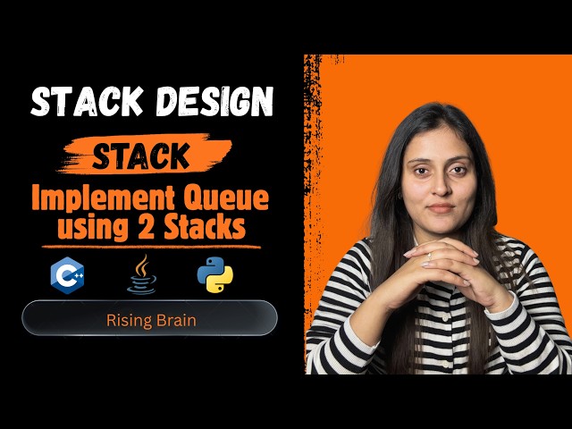 Implement Queue using 2 Stacks | Brute Force vs Optimized Approach | Amortized O(1) Explained | Java