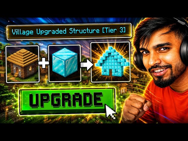 Minecraft, But I Can Upgrade Every Structure!