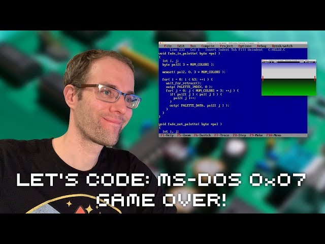 Let's Code MS DOS 0x07: Game Over!