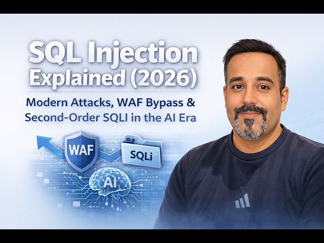 SQL Injection & Second-Order SQLi Explained (2026): Modern Attacks, WAF Bypass in the AI Era