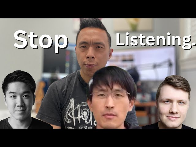 Stop Listening to Coding YouTubers