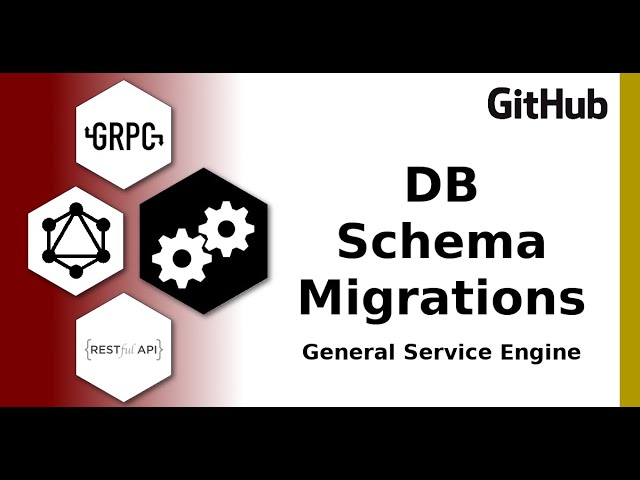 Service-Engine: DB Schema Migrations