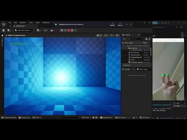 Unreal Engine × Computer Vision Control | Python