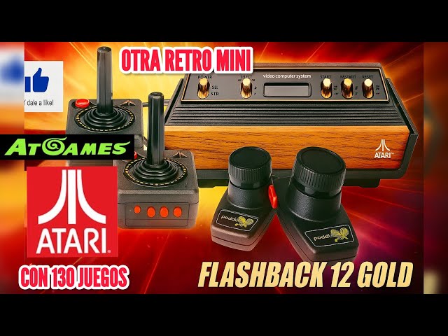 ATARI FLASHBACK 12 GOLD "OTRA RETRO MINI", Unboxing y Review
