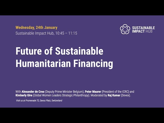 STREAM: Future of Sustainable Humanitarian Financing