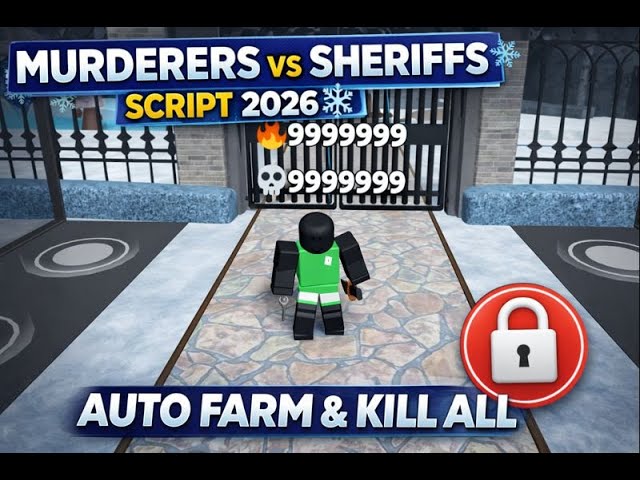 Murderers vs Sheriffs Duels Script 2026  |  KILL ALL & AUTO FARM WINS