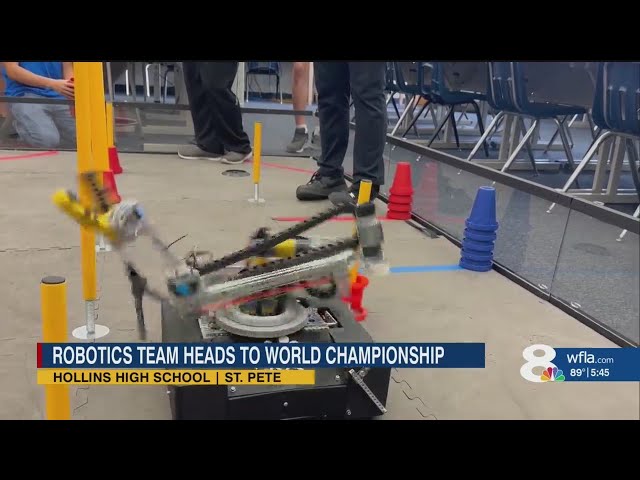 High school robotics team in St. Pete heading to world championship