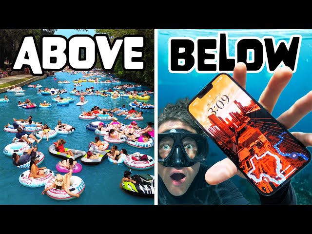 10,000 Drunk Tubers VS Scuba Diver (Finding Their Lost Stuff!)