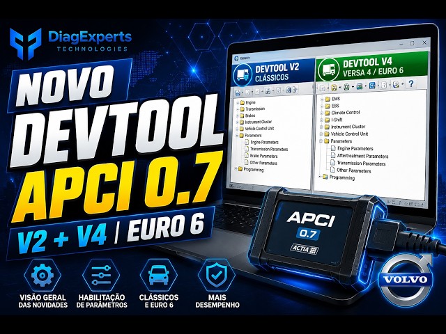 NEW Developer Tool APCI 0.7 | DevTool V2 and V4 for Classic Volvo and Euro 6 + Parameters