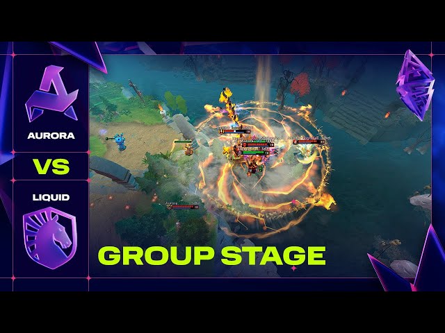 WINNER TO PLAYOFFS! AURORA vs TEAM LIQUID - Official Highlights - BLAST Slam VII Dota 2