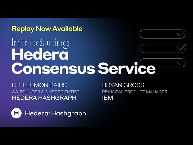 Introducing the Hedera Consensus Service | Hedera Hashgraph