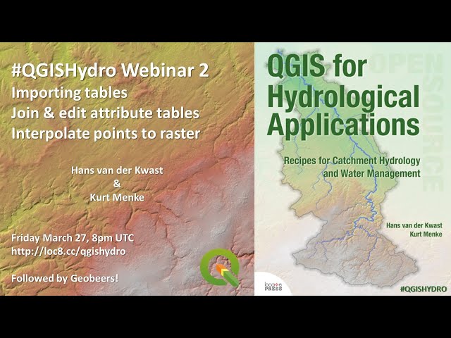 QGISHydro Webinar 2: Import tables and spatial interpolation