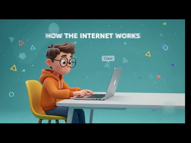 Client ➔ Router ➔ Server: How Data Travels! 🌐