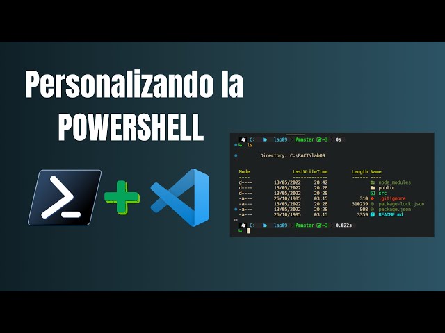 Personalizando Powershell + VSCode usando Oh-My-Posh, Nerd Fonts, Terminal Icons para Windows 10, 11