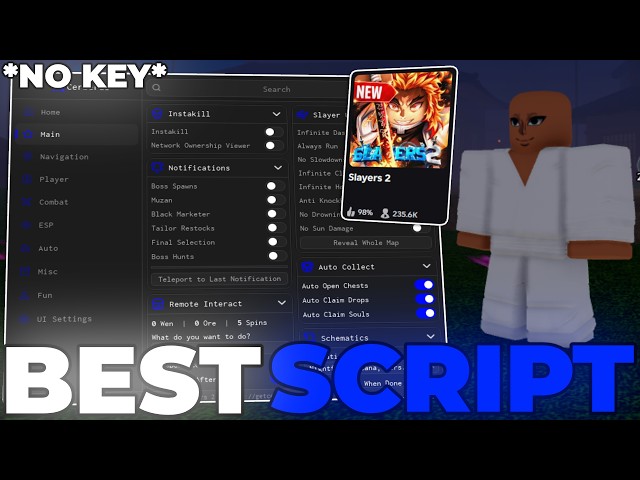 [❄️BEST] Slayers 2 Script – *NO KEY* Instant Kill, Auto Yeti, Kill Aura, Auto Quest & More!