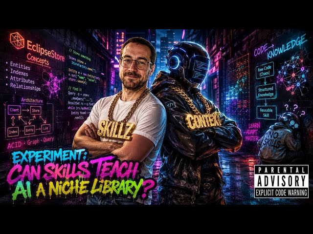 Experiment: Can Skills Teach AI a Niche Library?