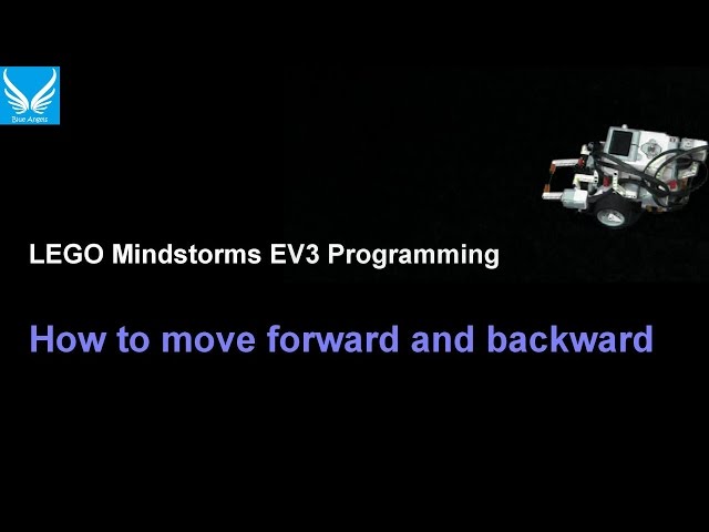 EV3 Programming 1.1 : How to move forward and backward (Using Large Motor)