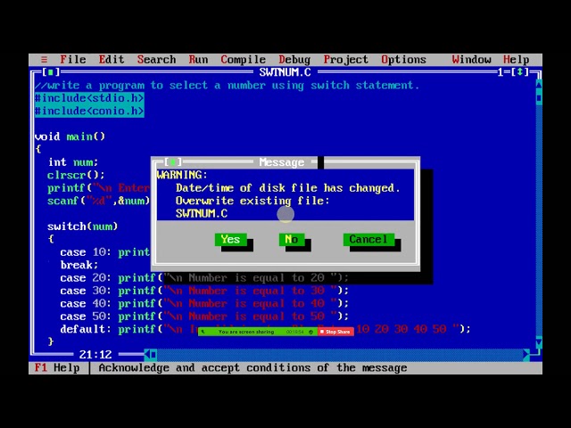 03 NOV 2020 SWITCH STATEMENT WITH EXAMPLE