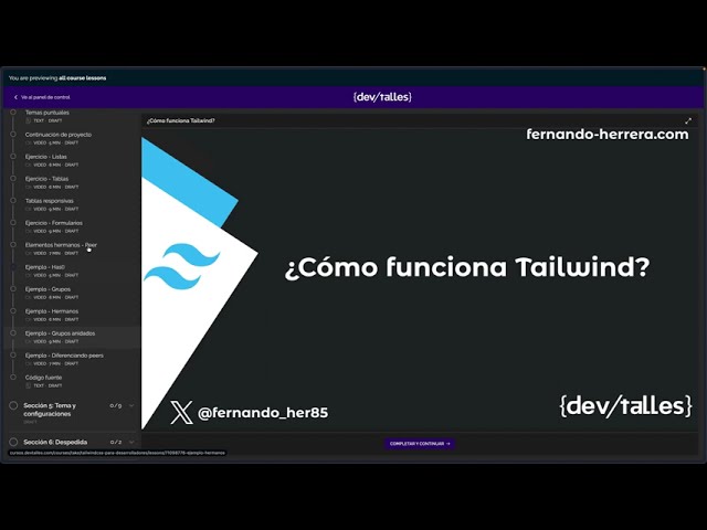 [S1/L01] TailwindCSS: For software developers - How will the course work?