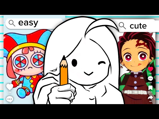 I Tried VIRAL Chibi Art Tutorials