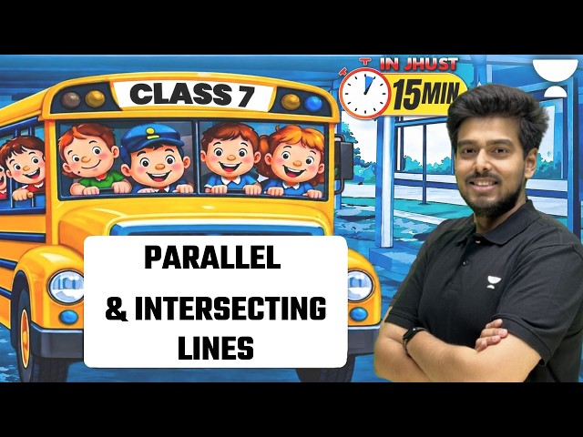 Parallel and Intersecting Lines Class 7 Math Chapter 5 | Ayush Sir