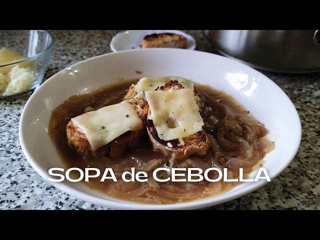 "Deliciosa SOPA de CEBOLLA Francesa | Receta Fácil y Rápida | ¡Cocina con Montse paso a paso!"