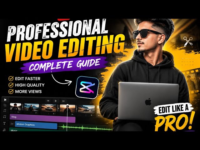 Professional Video Editing Tutorial | Edit Like a PRO!🎬 Video Editing सीखो From Beginner to Pro!