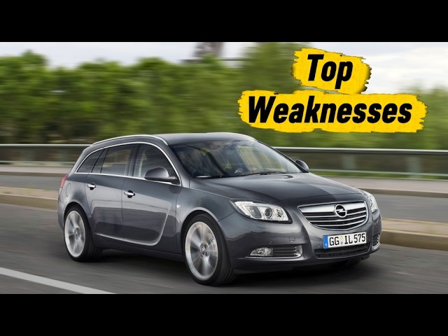Vauxhall Insignia A Top 5 Weaknesses∶ DPF Failures and Swirl Flaps