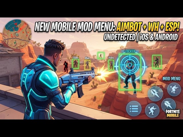 FORTNITE MOBILE HACK APK AIMBOT IPA IOS & ANDROID NO ROOT | SCRIPT MOD APK HACK CYDIA (WORKING)