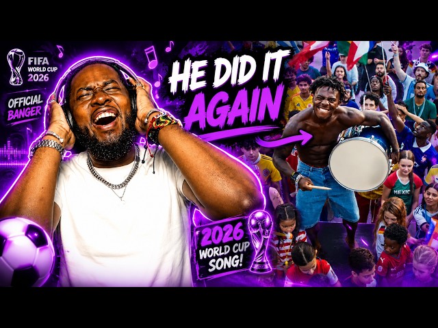 FIRE!🔥🏆 | IShowSpeed - World Cup (Champions) [Official Music Video] | REACTION