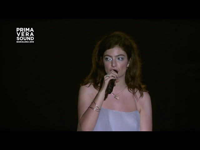 Lorde @ Primavera Sound - Liability (With Speech)