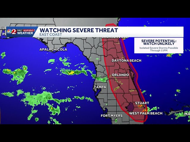 Storms moving in as Central Florida eyes severe weather