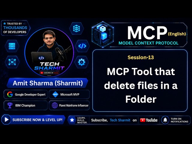 MCP (Model Context Protocol) tool for Deleting file - model context protocol (mcp) (Ep-013)