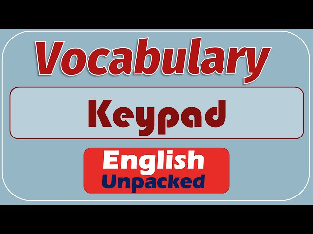 Keypad