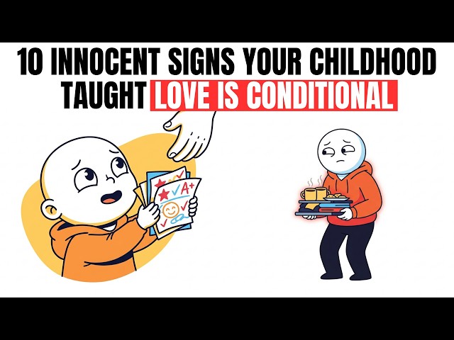 10 Innocent Signs Your Childhood Taught You That Love Is Conditional (Psychology Explained)